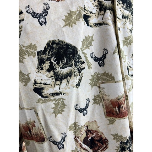 Mens Big and Tall North River Design by Nature Button Up Shirt Long Sleeve Sz 1X - Picture 4 of 5